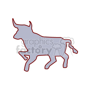   farm farms animals bull bulls rodeo rodeos  bull402.gif Clip Art Animals Farm 