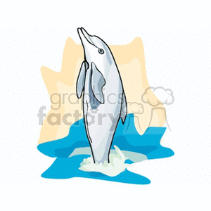 dolphin clipart. Commercial use image # 132334