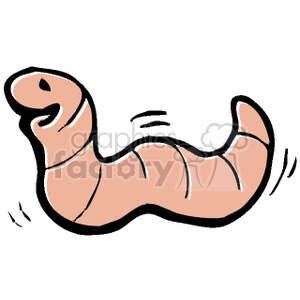 worm clipart. Royalty-free image # 133016