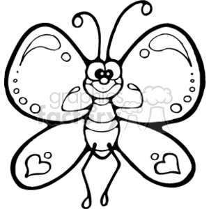 cute little butterfly clipart. Commercial use image # 133060