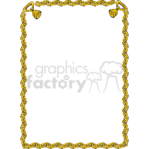 chain border clipart. Commercial use image # 133966