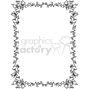  border borders insect insects butterfly butterflies   wut_04_bw Clip Art Borders 