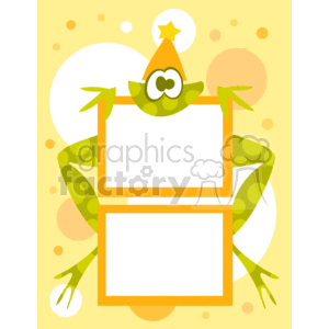   border borders frame frames holidays birthday birthdays party parties frog frogs  frames026.gif Clip Art Borders Holidays Birthdays 