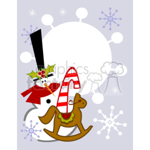 Christmas photo border clipart. Commercial use image # 134166