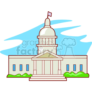   buildings city the capital washington dc  white house president United States USA North America Clip Art Buildings courthouse