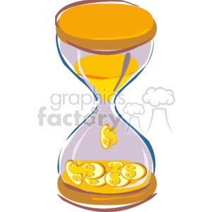  hourglass time gold money business sand  Business034.gif Clip Art Business 
