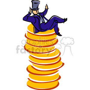   corporations corporation suits money coin coins stack stacked pile gold treasure business  Business040.gif Clip Art Business 