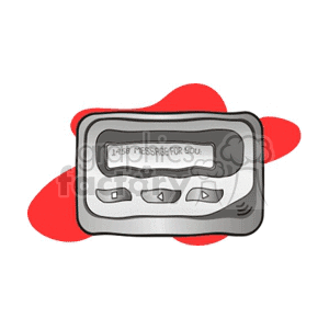   computer computers digital pager beeper beepers pagers Clip Art Business 