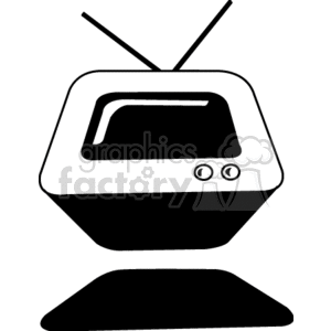   tv television tvs televisions monitor monitors antenna antenna video movies  BMC0114.gif Clip Art Business Computers 
