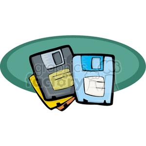 diskettes clipart. Royalty-free image # 135232