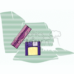 floppy clipart. Royalty-free image # 135254