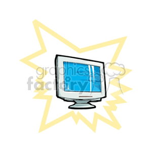 monitor16121 clipart. Commercial use image # 135462