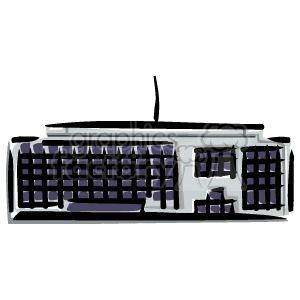 clipart - computer keyboard.