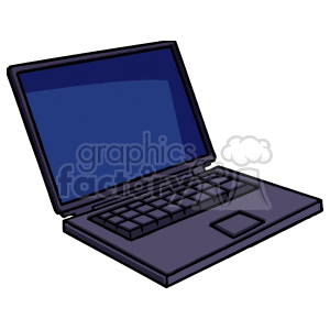 laptop clipart. Commercial use image # 136015
