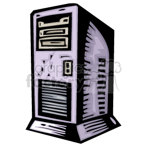pc computer tower clipart. Commercial use image # 136059