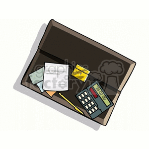 businessset clipart. Commercial use image # 136456