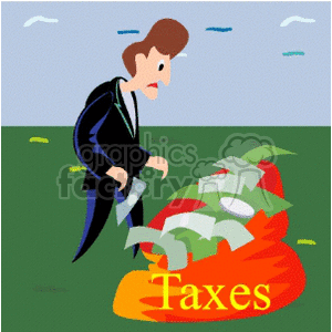 taxes004 clipart. Commercial use image # 136777