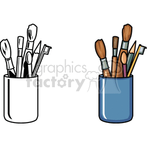 art supplies clipart. Commercial use image # 137263