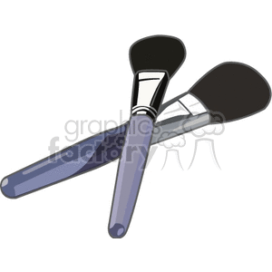 makeup brush clipart. Royalty-free image # 137273