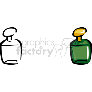   cosmetic cosmetics makeup bottle bottles perfume cologne  PFP0117.gif Clip Art Clothing Cosmetic 