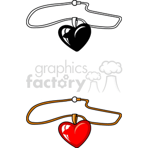   jewelry jewels necklace necklaces heart hearts  PFP0124.gif Clip Art Clothing Cosmetic 