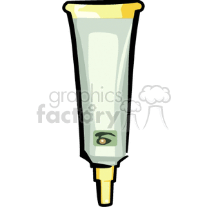 Tube of lotion clipart.