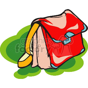 red-purse001 clipart. Commercial use image # 137479