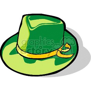   clothes clothing hat hats  green-hat.gif Clip Art Clothing Hats 