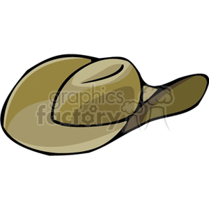 Floppy brown hat clipart. Royalty-free image # 137573