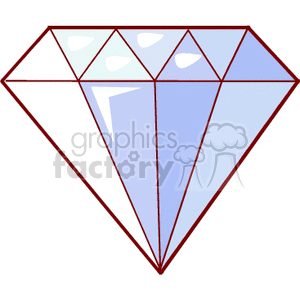 Cut diamond clipart. Royalty-free image # 137977
