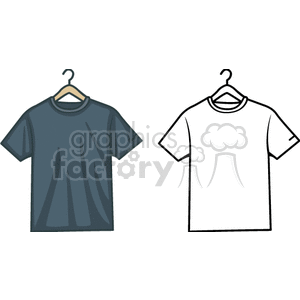   clothes clothing shirt shirts hanger hangers  PFM0128.gif Clip Art Clothing Shirts 