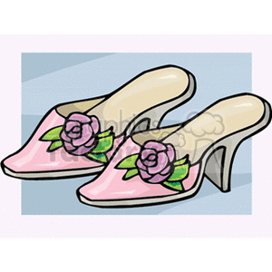   sandals sandal shoe shoes heels  shoe16.gif Clip Art Clothing Shoes 