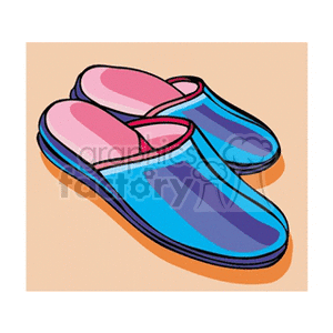   slipper slippers shoe shoes heels  shoe18.gif Clip Art Clothing Shoes 
