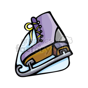   ice skates iceskates  skate.gif Clip Art Clothing Shoes 