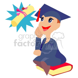  graduation school student students   1004graduation033 Clip Art Education Graduation 