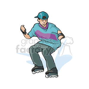 rollerboy clipart. Commercial use image # 139924