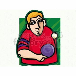   ping pong ball paddles paddle ball table tennis  tennisplayer.gif Clip Art Entertainment 