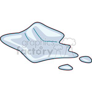 melting ice cube clipart.