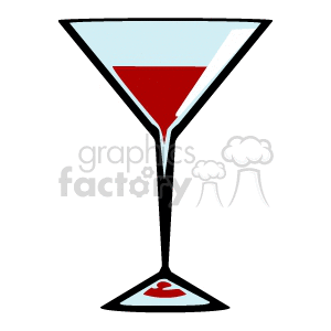 Martini glass clipart. Commercial use image # 141591