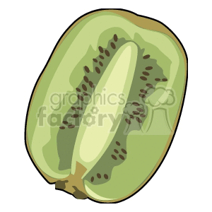 Kiwi fruit clipart. Commercial use image # 141820