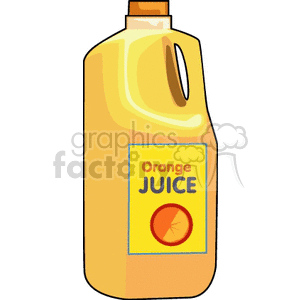 fruit food orange oranges juice  PFF0105.gif Clip Art Food-Drink Fruit plastic container carton breakfast morning vitamin c