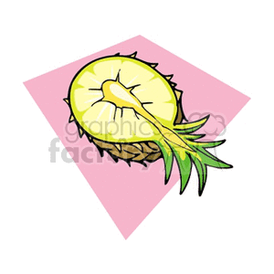   fruit food pineapple pineapples  coco.gif Clip Art Food-Drink Fruit 