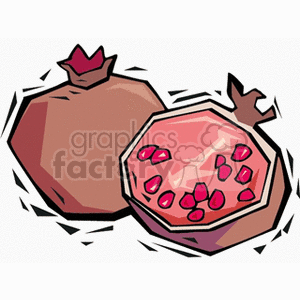 fruit food  Clip+Art pomegranate