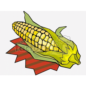  vegetable vegetables food healthy corn on the cob  corn.gif Clip Art Food-Drink Vegetables 