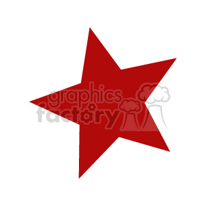 red star clipart. Royalty-free image # 142495