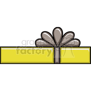 yellow present clipart. Royalty-free image # 142867
