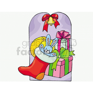   christmas xmas holidays gift gifts present presents stocking stockings  gifts11.gif Clip Art Holidays Christmas 