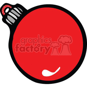 red ornament clipart. Commercial use image # 143752