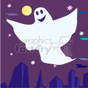 Halloween_night_ghost001 clipart. Royalty-free image # 144546