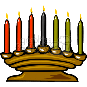 4_candles clipart. Commercial use image # 145038